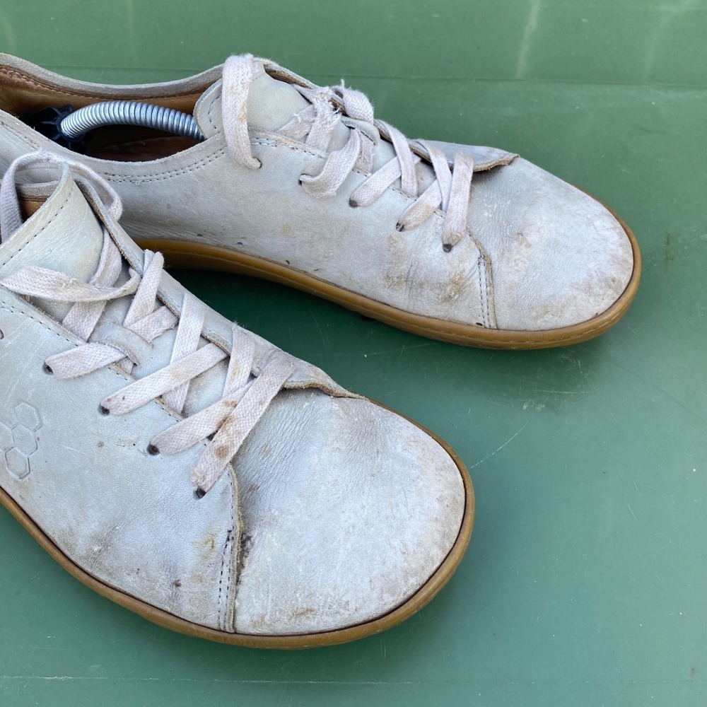 Vivobarefoot Soul of Africa Leather Barefoot Sneakers‎ Off White EUR 40L Womens - Picture 5 of 9